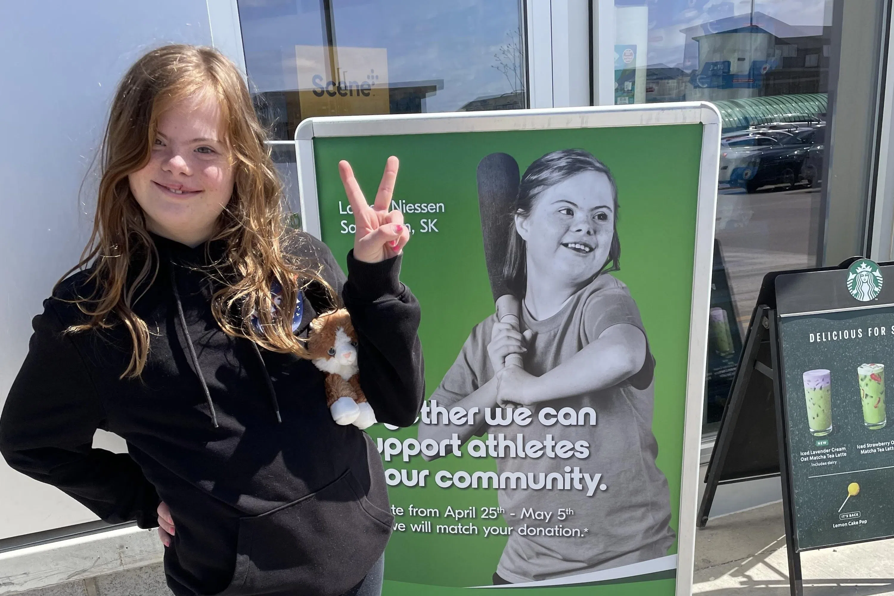'I'm a superstar': Saskatoon preteen proudly represents Special Olympics