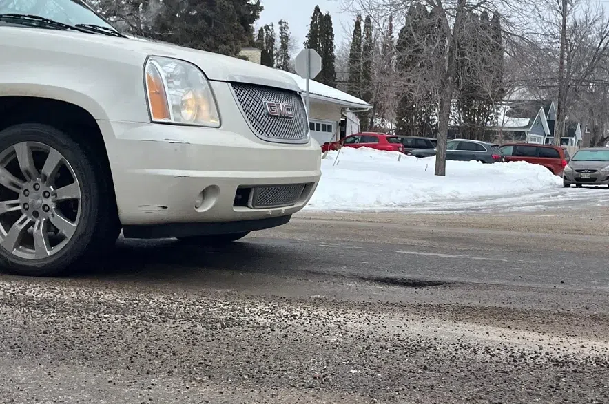 Spring freezing and thawing makes for harsh pothole season in Saskatoon