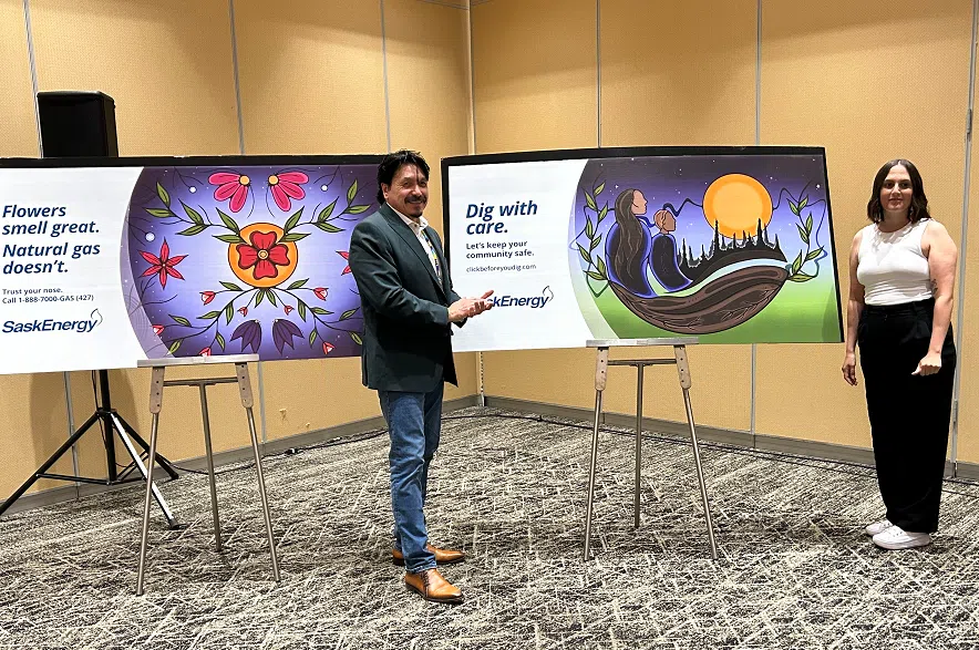 SaskEnergy unveils Indigenous-led safety campaign with designs by local artist