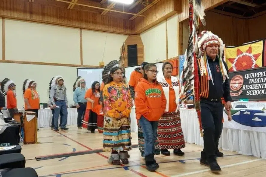 Star Blanket Cree Nation shared in January 2023 that 2,000 "confirmed hits" were found at former residential school site by using ground penetrating radar. (Lisa Schick/980 CJME)