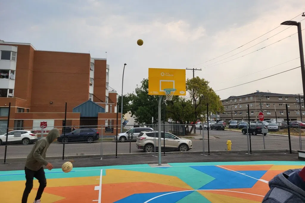 DR Regina Food Bank Basketball Court