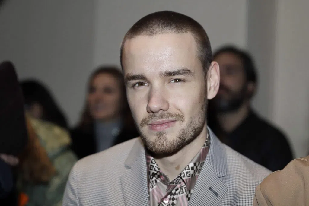 Singer Liam Payne attends the Fendi men's Fall-Winter 2018-19 collection, that was presented in Milan, Italy, Monday, Jan.15, 2018. (AP Photo/Luca Bruno)