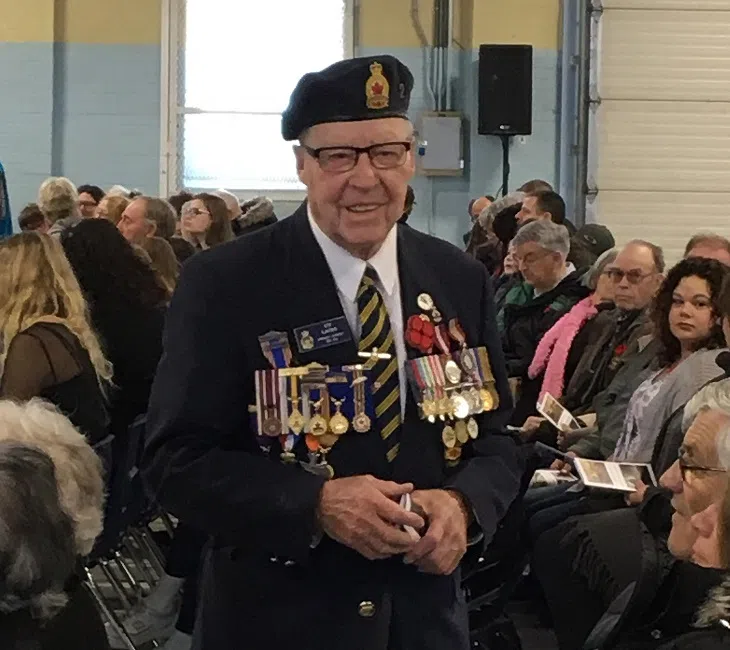 Ed Laird on Remembrance Day 2018. (Submitted by Geri Sauer)