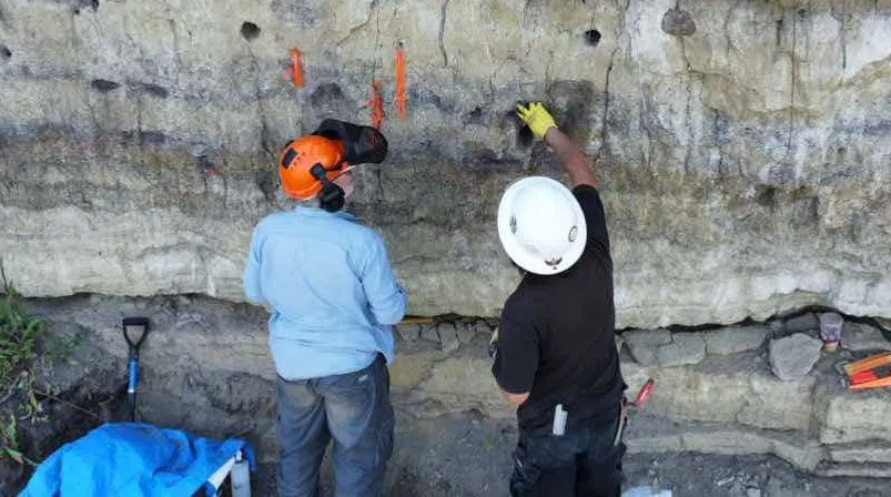 The site was first identified by researcher and avocational archaeologist Dave Rondeau, who while surveying the area, noticed significant erosion along the riverbank exposing artifacts. (Submitted/Dave Rondeau)