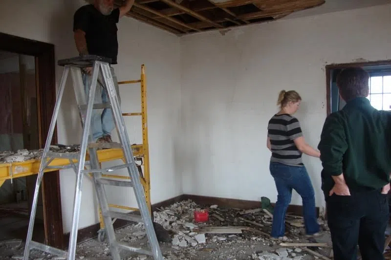 Restoration work underway at Prairie Sky Recovery Centre