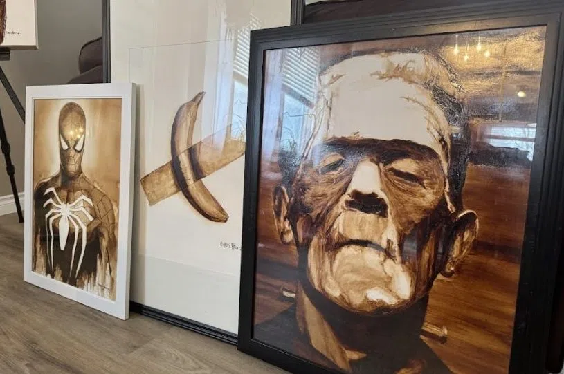 Chris Relitz's paintings.