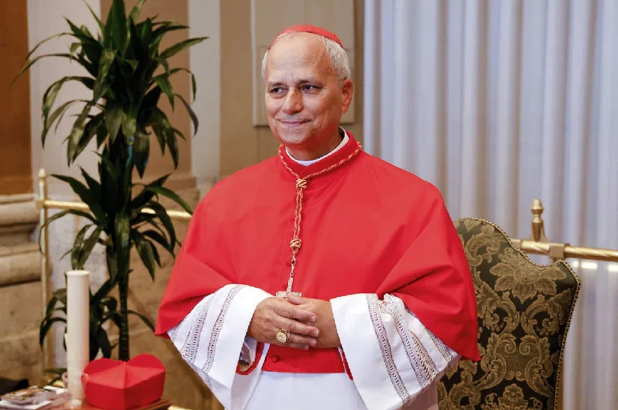 Cardinal Robert Francis Prevost, prefect of the Dicastery for Bishops, stands for a portrait at the end of the consistory where Pope Francis elevated 21 new cardinals in St. Peter's Square at the Vatican, Sept. 30, 2023.