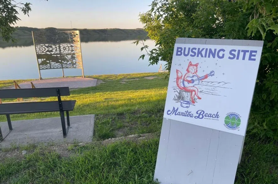 Busking sign