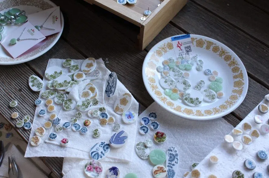 Works in progress at Transformed Jewelry