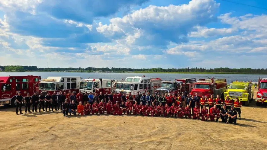 La Ronge Regional Fire Department firefighters.