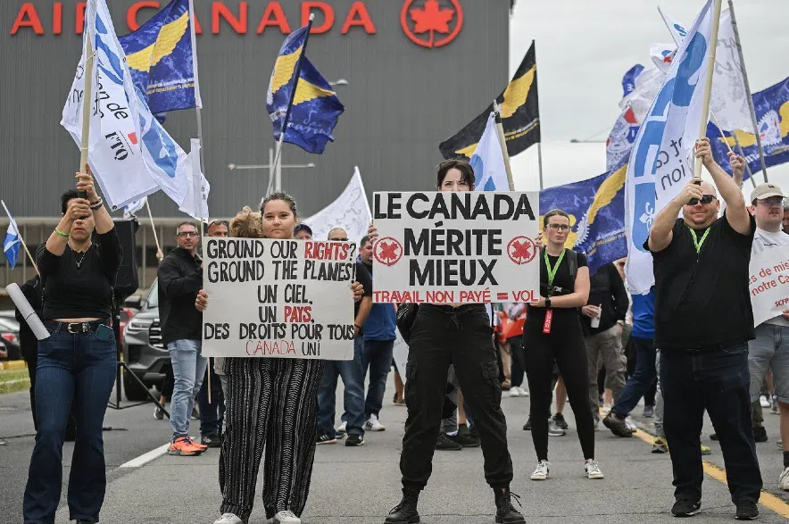 Air Canada now says it will restart flights Monday as union continues strike