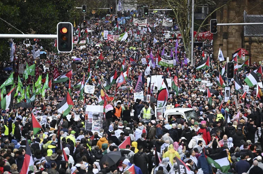Protest in Sydney.