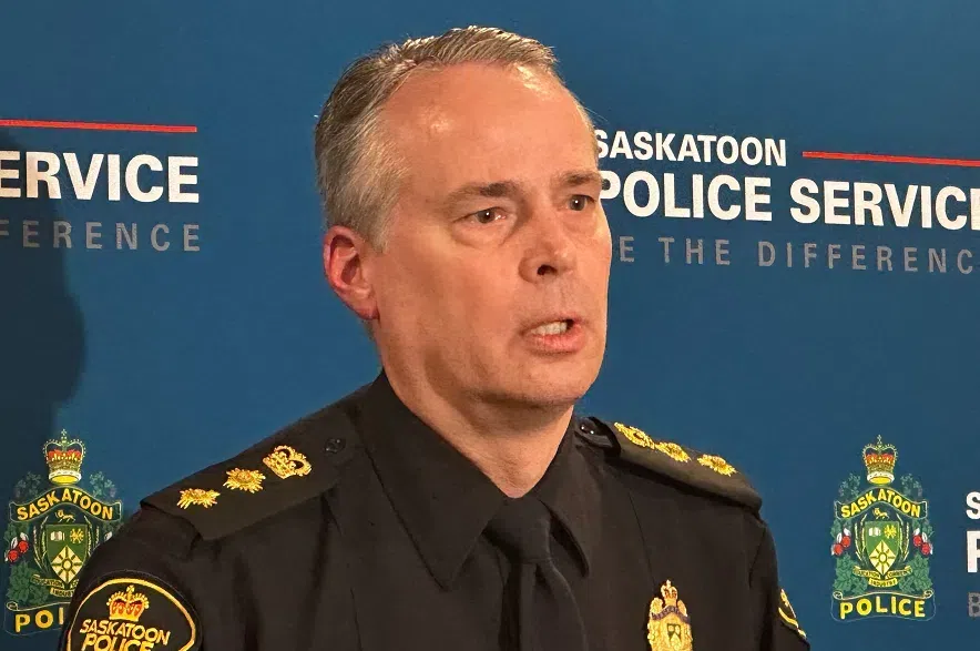 Saskatoon Police Chief Cam McBride.