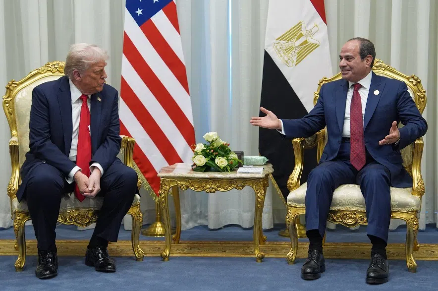 Trump and Abdel-Fattah el-Sissi.