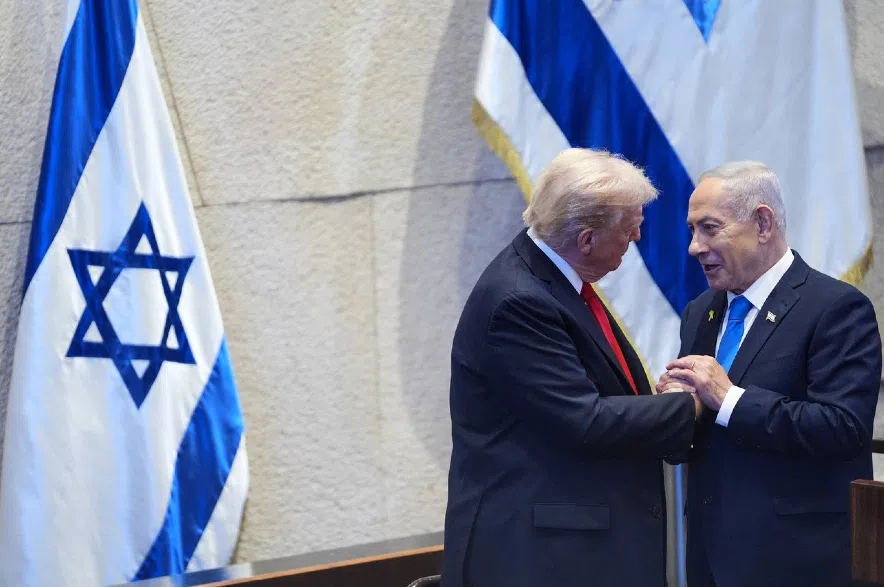 Trump and Netanyahu.