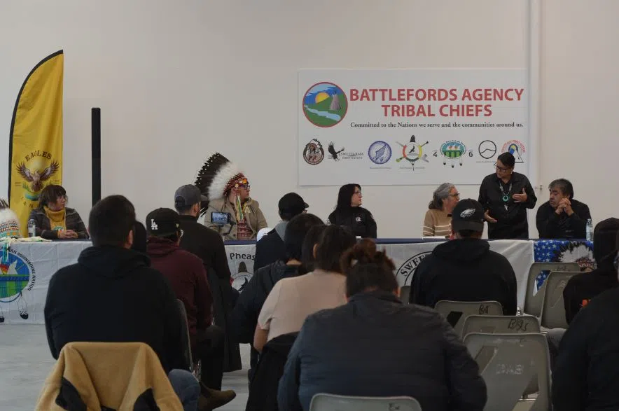 BTC chiefs with banner