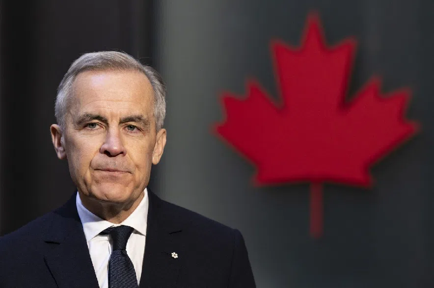 Prime Minister Mark Carney speaks to the media at the Canadian Embassy in Paris, France on Tuesday, Jan. 6, 2026.
