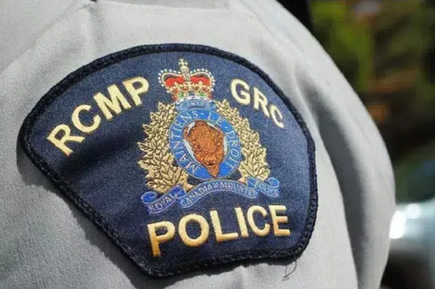 An RCMP officer's shoulder patch, displaying the police force's crest.