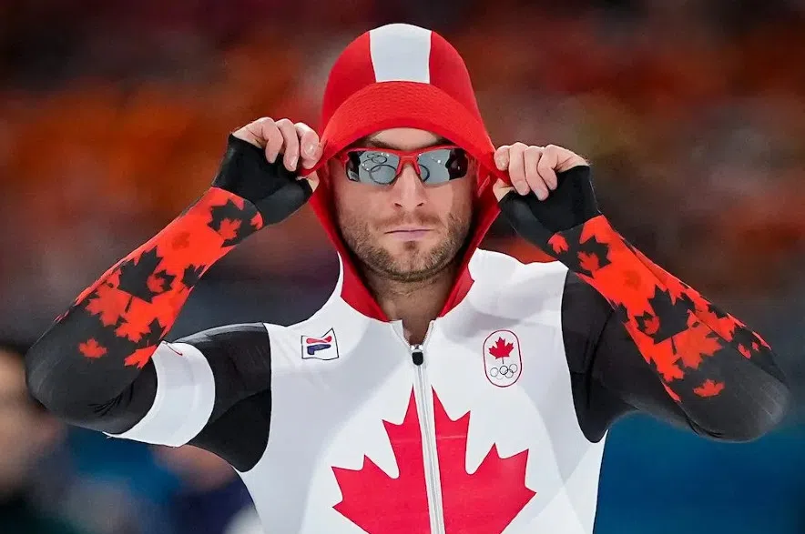 Canadian speedskater Laurent Dubreuil.