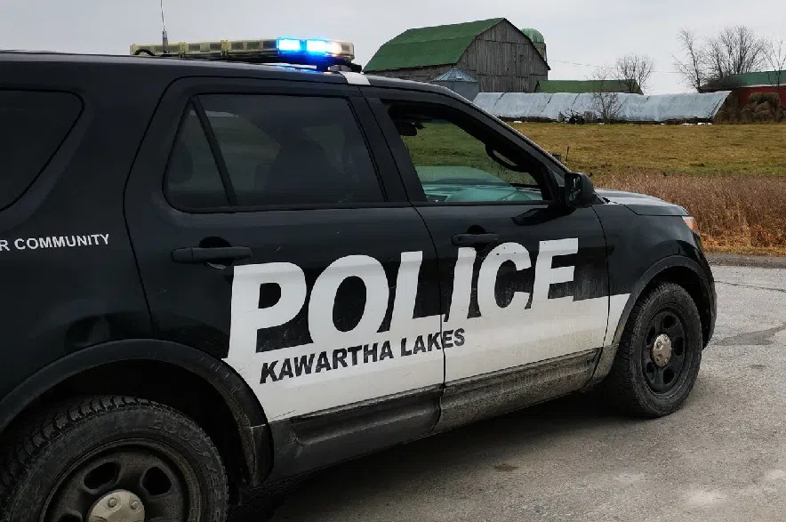 A Kawartha Lakes Police Services is seen in Kawartha Lakes, Ont. on Friday, Nov. 27, 2020.
