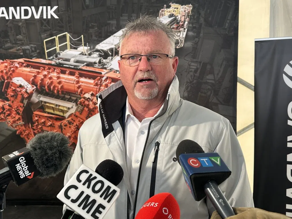 Sandvik mining vice president of sales area Canada, Peter Corcoran.