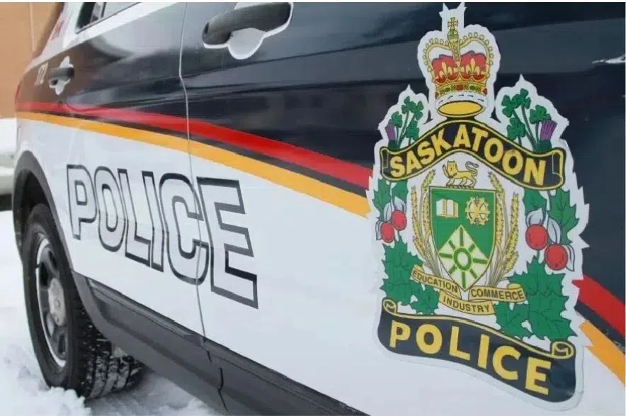 saskatoon police service vehicle in winter