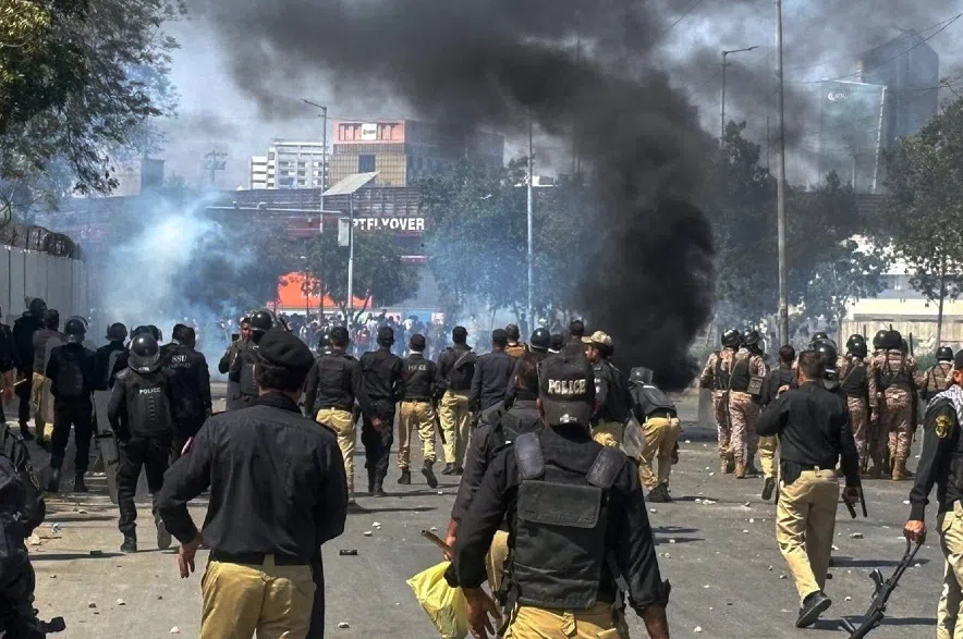At least 10 killed in Pakistan as pro-Iranian protesters try to storm U.S. Consulate
