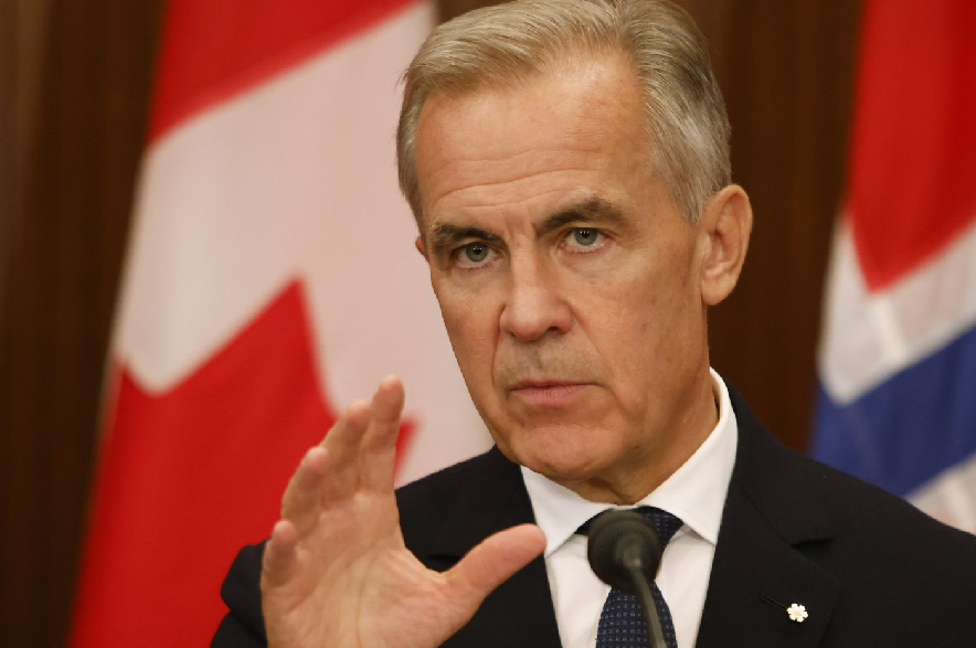 Prime Minister Mark Carney speaks at a joint news conference with Prime Minister of Norway Jonas Gahr Store on Parliament Hill in Ottawa on Sunday, Sept. 20, 2026.