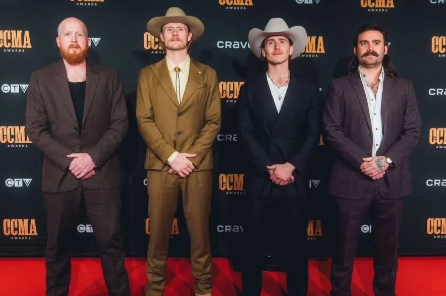 James Barker Band at the 2026 CCMA Awards.