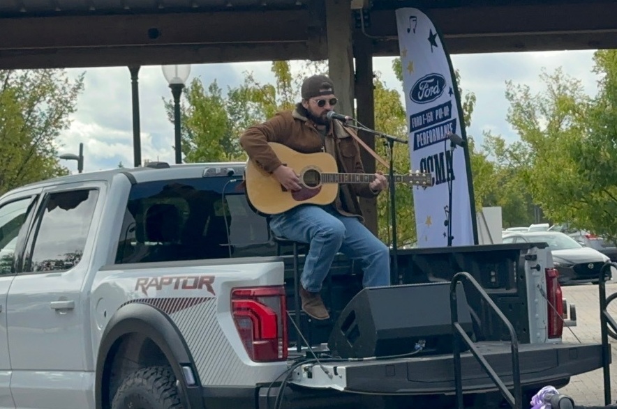 Musician Josh Stumpf performs at the kickoff for CCMA Country Music Week Sept. 15, 2026