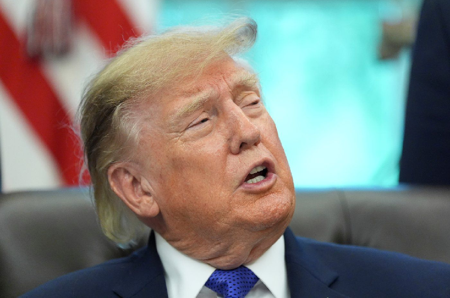 President Donald Trump speaks in the Oval Office of the White House, Monday, Sept. 28, 2026, in Washington.