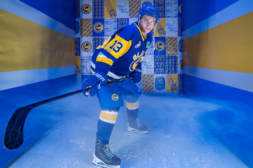Saskatoon Blades defenceman Isaac Poll