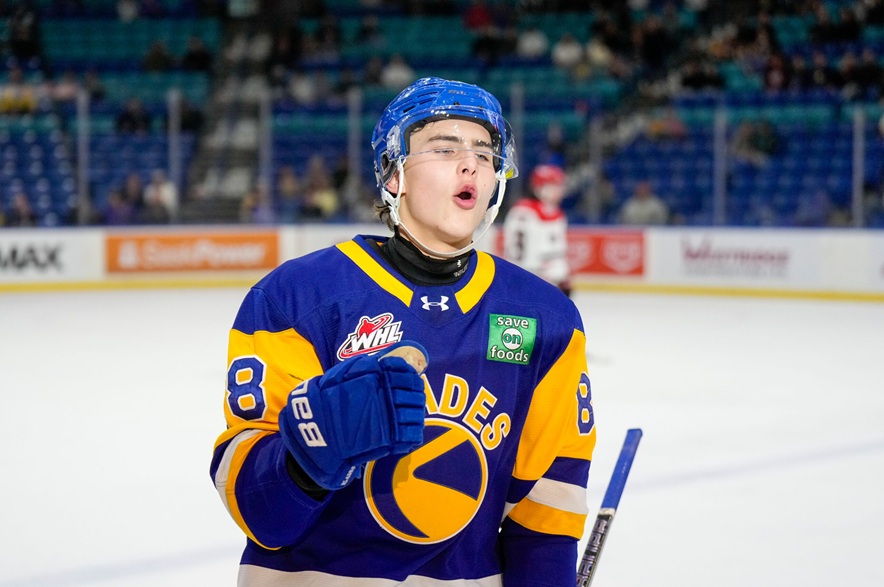 Saskatoon Blades forward Kain Martinuik will join Team Canada White at the U17 World Challenge in Oakville, Ont. from Nov. 1-7, 2026.