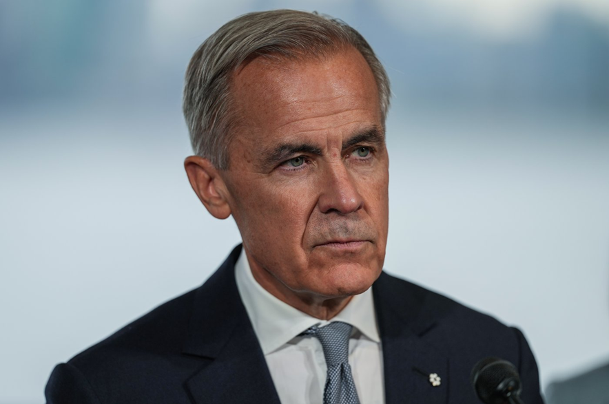 Prime Minister Mark Carney listens during an announcement about funding for oceans protection in North Vancouver, B.C., on Tuesday, Sept. 29, 2026.