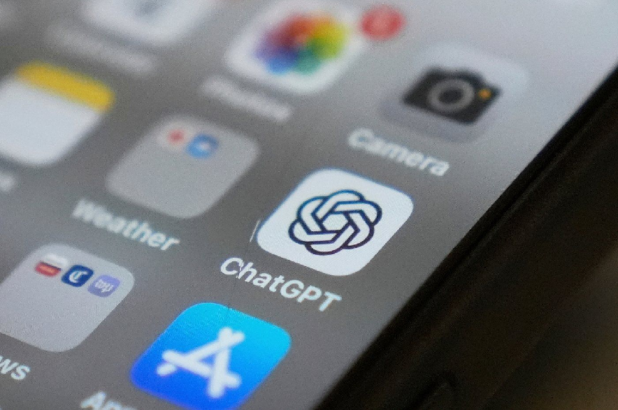 Chat GPT app icon is seen on a smartphone screen, Aug. 4, 2025, in Chicago.