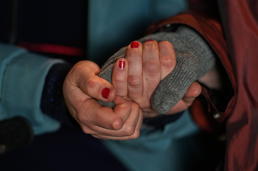 A guided tour for people with dementia at the Zoo in Berlin, Germany, Thursday, March 26, 2026.