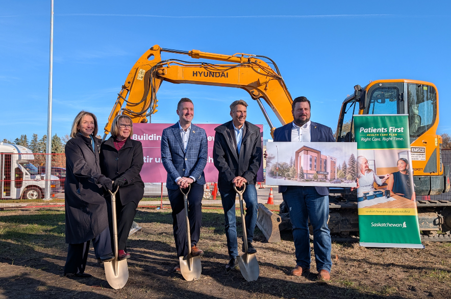 A groundbreaking ceremony on Oct. 16. 2026 marked the start of the cancer lodge project in Saskatoon.