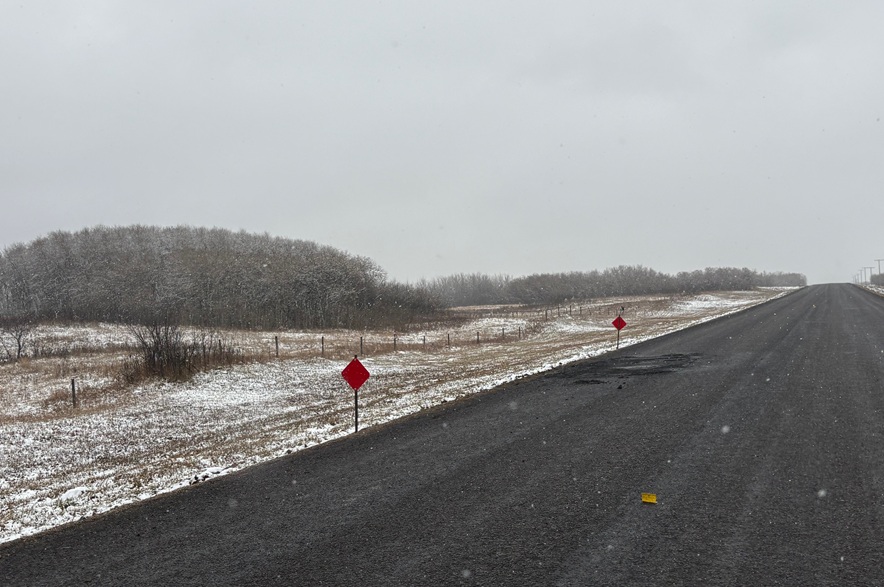 O’Malley road, six kilometres south of Pike Lake in the RM of Montrose.