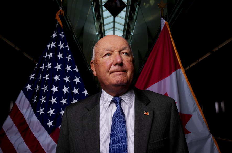 U.S. Ambassador to Canada Pete Hoekstra poses for a portrait at the U.S. Embassy, in Ottawa, Friday, June 6, 2025.