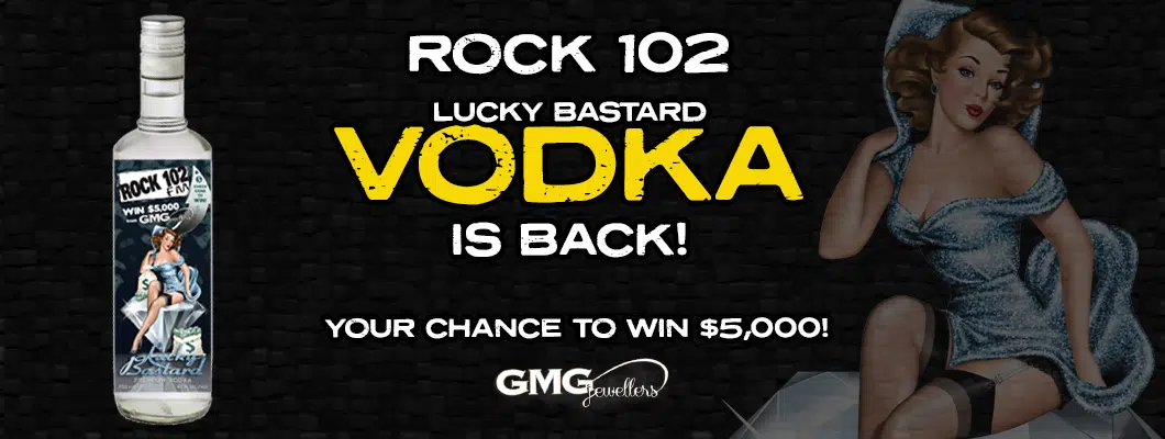 Rock 102 Vodka: Win CASH!