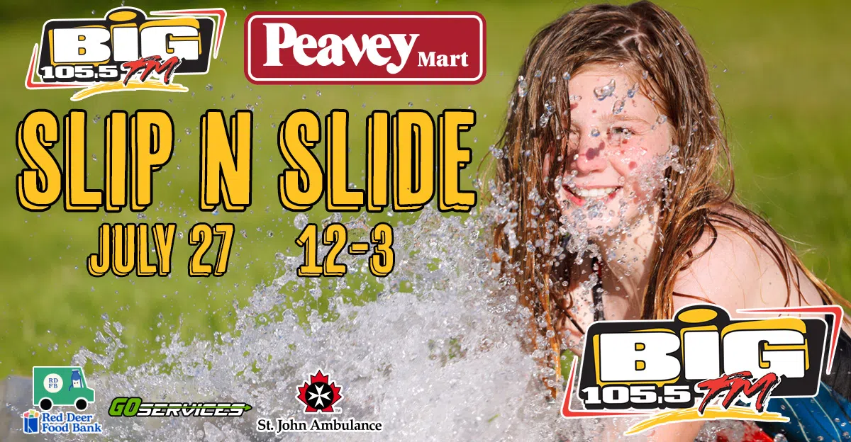 BIG105 & Peavey Mart Slip ‘N Slide