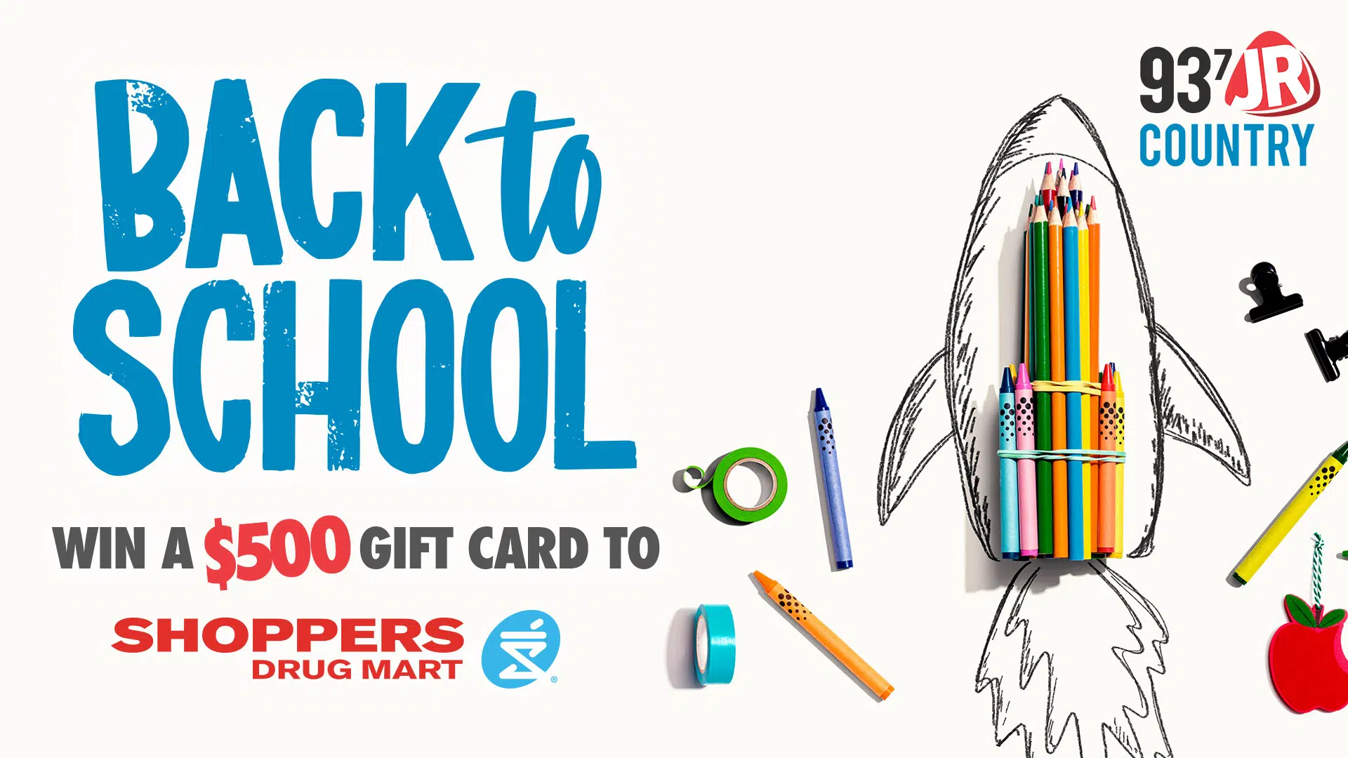 Win $500 to Shoppers Drug Mart with JR Mornings