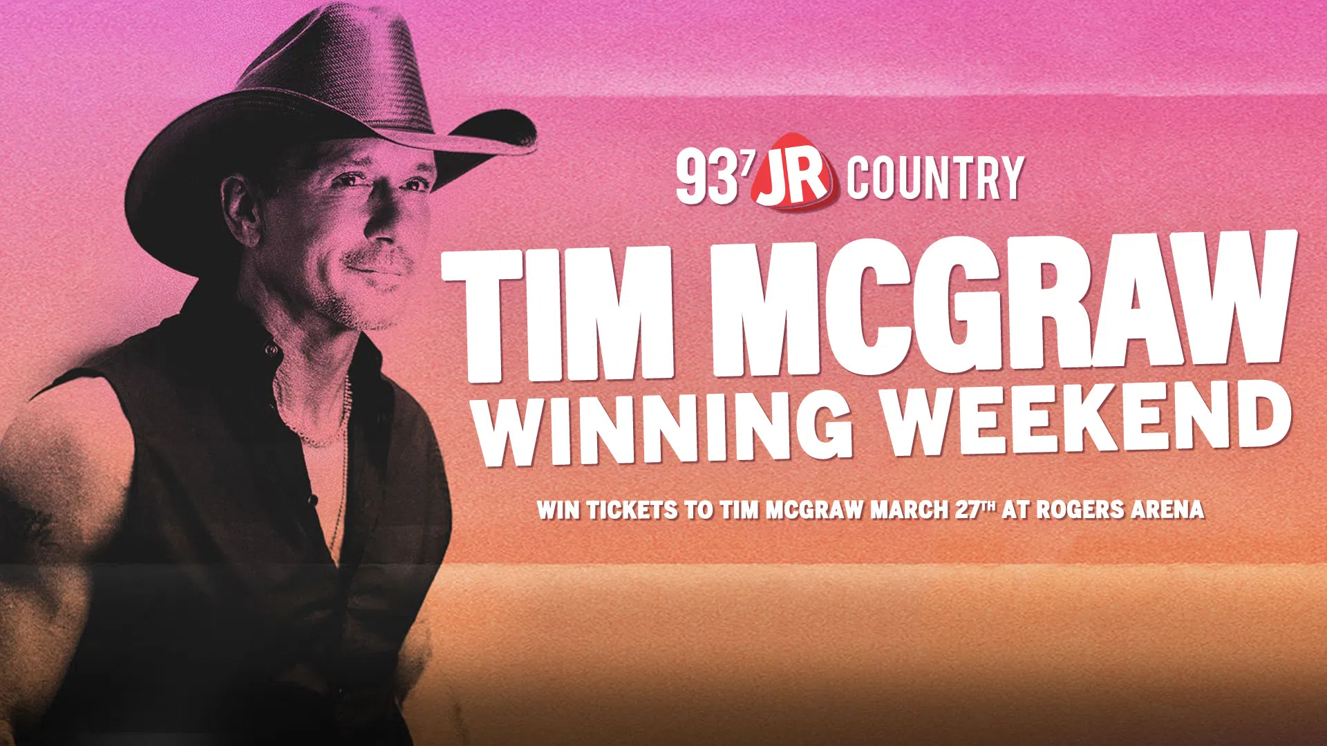 Tim mcgraw winning weekend 93 7 jr country