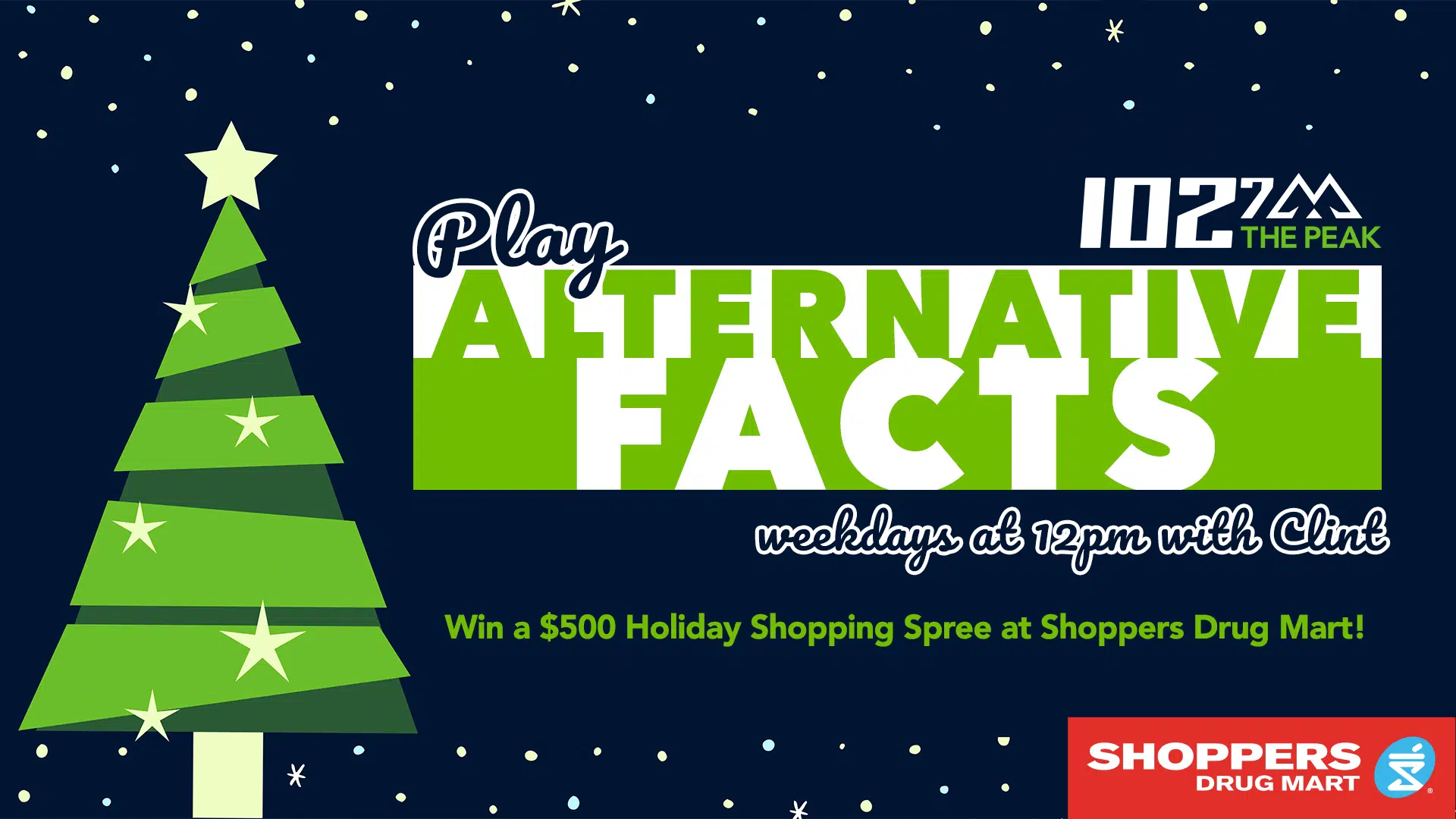 $500 shopping spree at Shoppers Drug Mart!