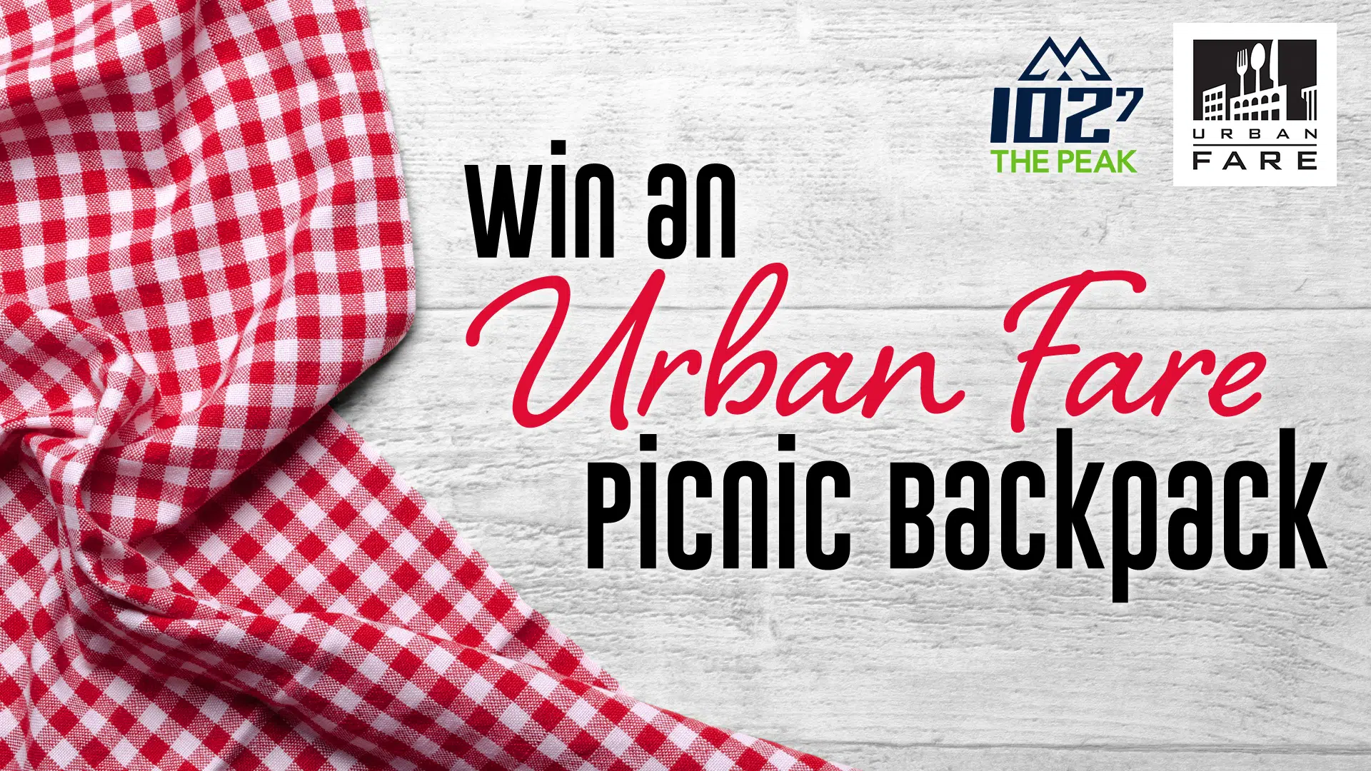 Win an Urban Fare picnic backpack!