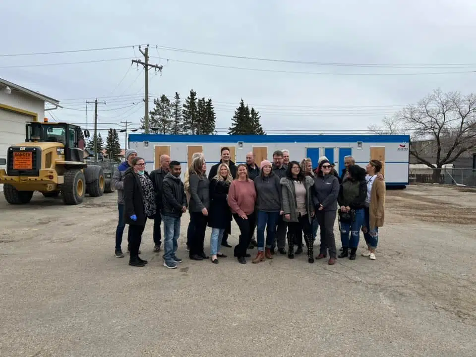 Shelter Pods arrive in Drayton Valley