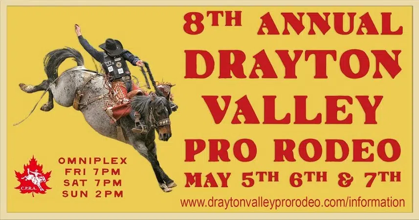 Drayton Valley Pro Rodeo coming to Omniplex this weekend