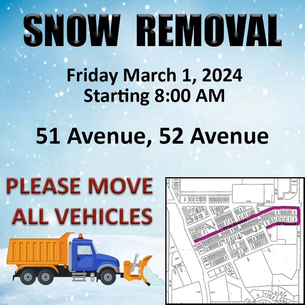 Village of Breton snow removal activities - March 1