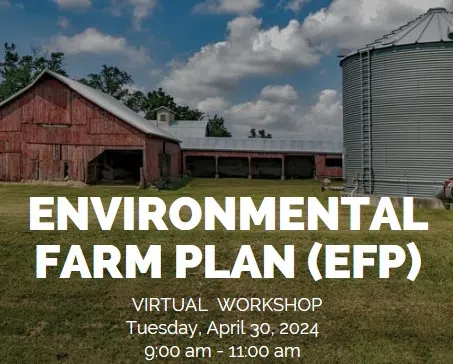 Alberta Environmental Farm Plan virtual workshop for Brazeau County - April 30