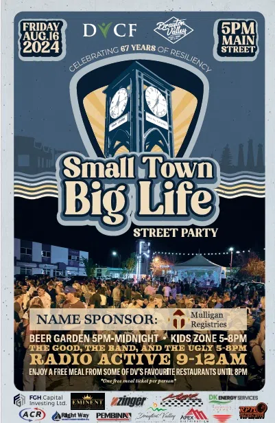 Small Town Big Life Street Party returns to Drayton Valley